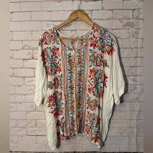 Umgee Boho Embroidered Blouse‎